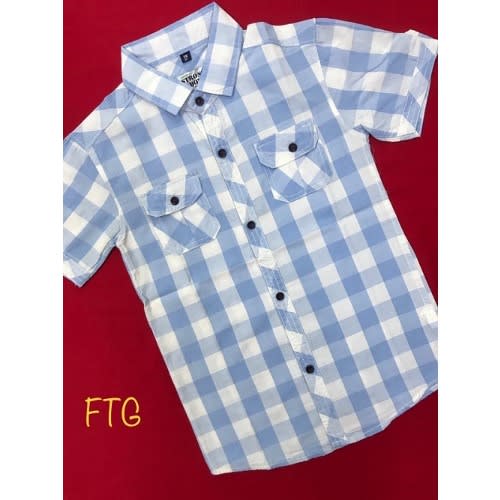 Boys' Striped Shirt - Blue