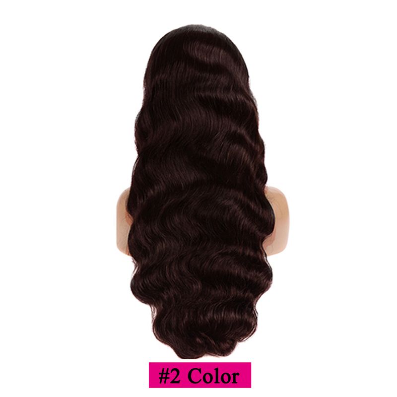 Brazilian Chocolate Colored 99J Body Wave Headband S For