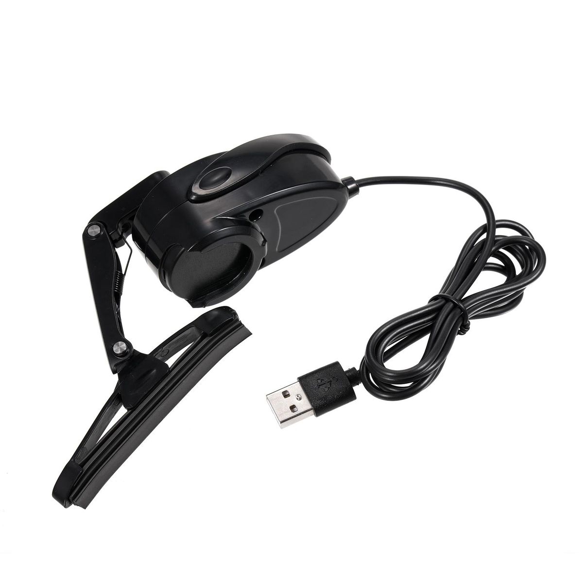 Motorcycle Helmet Wiper, 2W Waterproof USB Motorcycle Helmet Windshield Wiper Mini Electric Wiper