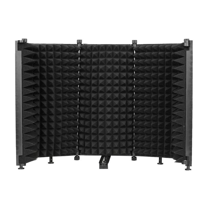 Portable Microphone Isolation Shield Adjustable Angle