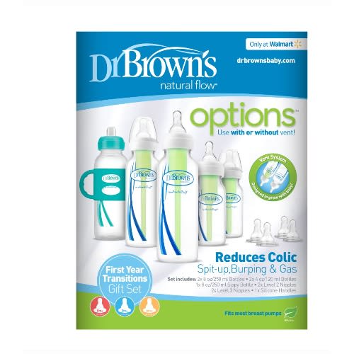 Baby's First Year Transition Options  Baby Bottle Gift Set- Teal