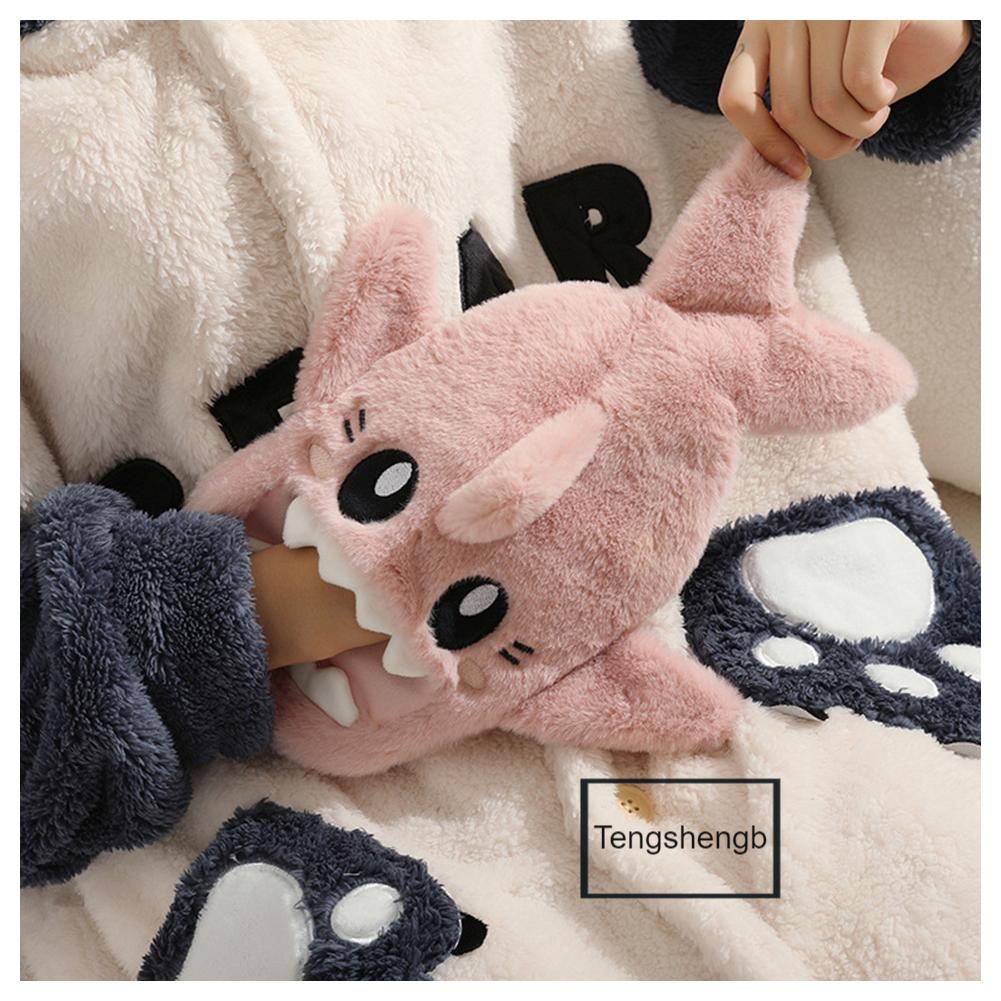 500ML Cute Hot Water Bottle Long-Term Heat PVC Hot Water Bag