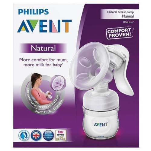 Natural Manual Breast Pump And Bottle