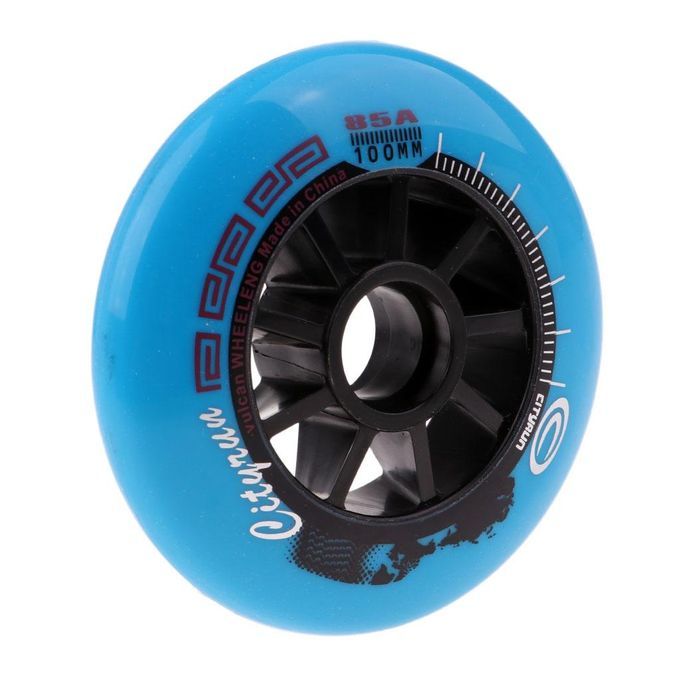 Speed Skating Wheels Outdoor Indoor Inline Skate Wheels 100mm Blue