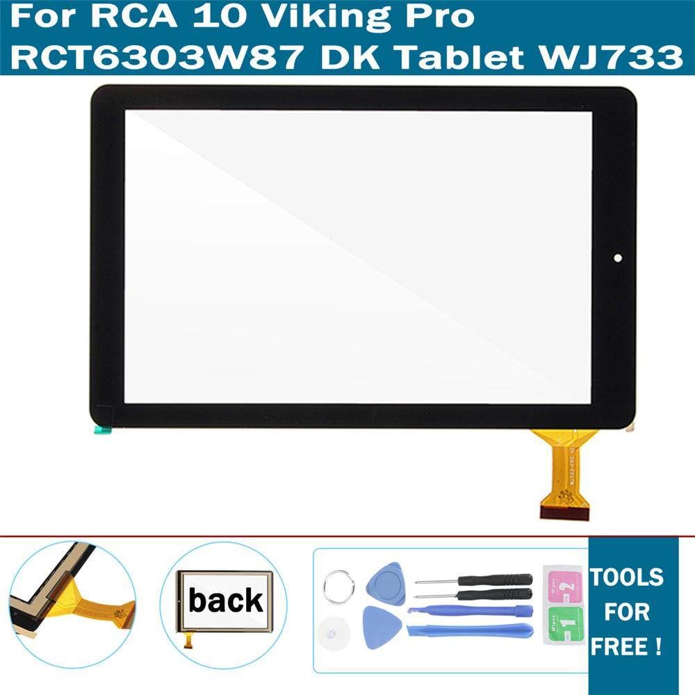 Touch Screen Digitizer Glass For RCA 10 Viking Pro RCT6303W87 DK Tablet WJ733