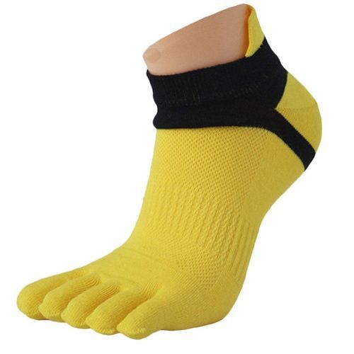 Toe Socks Casual Cotton Solid Sock
