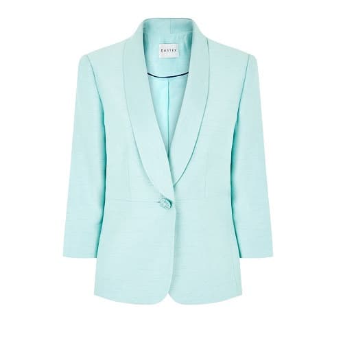 Shantung Shawl Collar Jacket