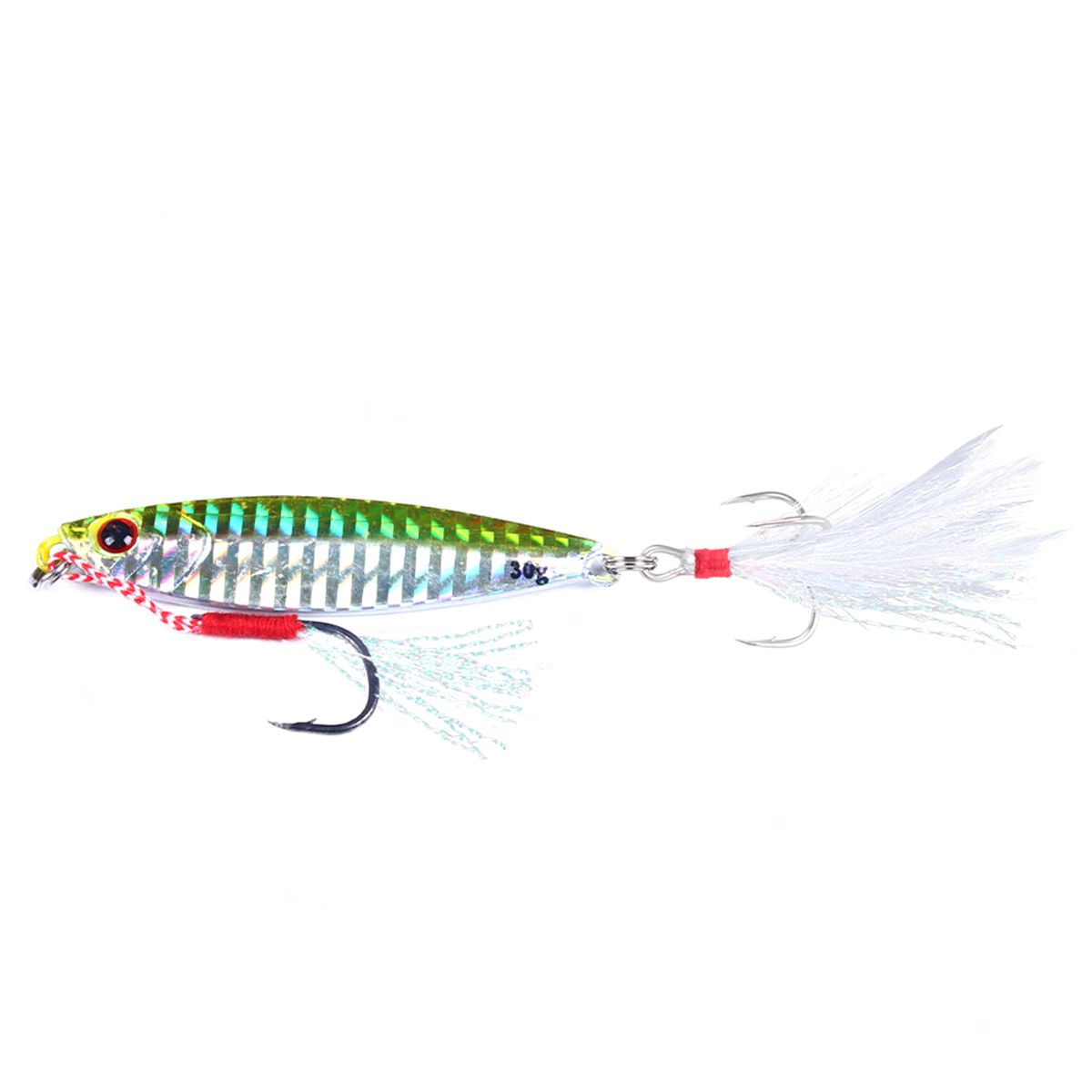 30g Realistic Fishing Bait Sharp Hooks-Light Green