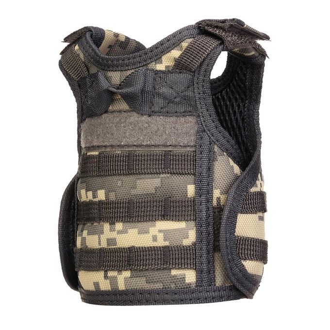 Mini MOLLE Vest Style  Sleeve Bottle Stubby ACU Digital