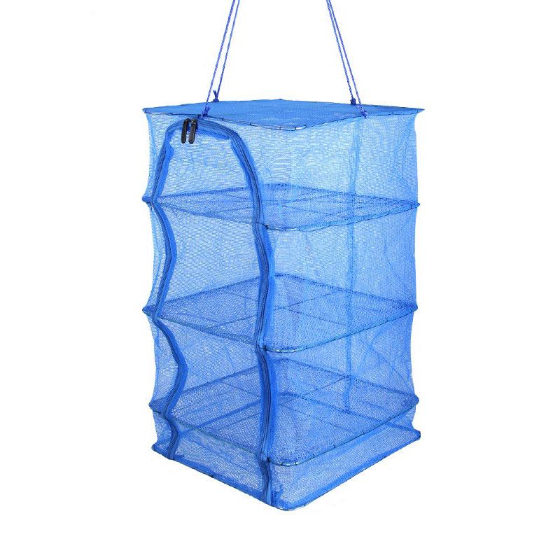 Fish Mesh Hanging Drying Net Food Dehydrator Durable 4 Fish