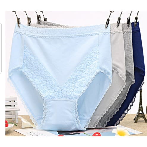 4pcs Cotton Plus Size Women Underwear