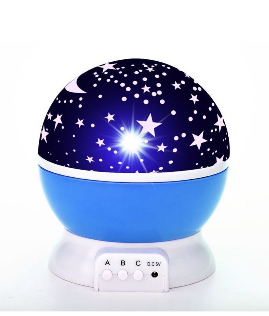 Rotating LED Projector Night Light