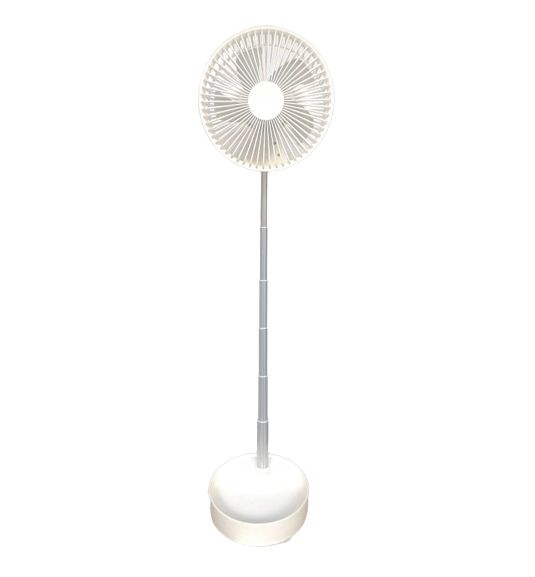 Rechargeable Standing, Table And Travel Fan  (6 Inches)