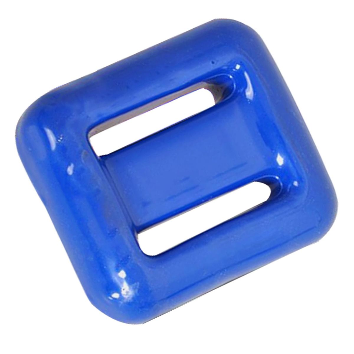 Solid Scuba Weights 0.5kg To 1.5kg Non Slip PVC Blue 1500g