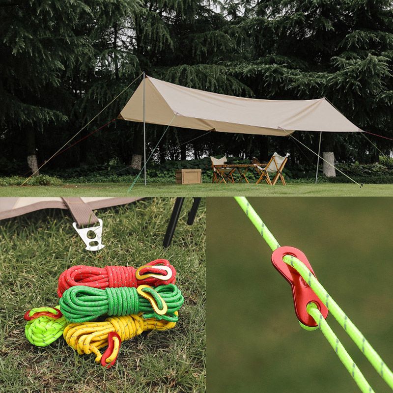 4Pcs Nylon Rope Camping Utility Good For Outdoor Climb Knot