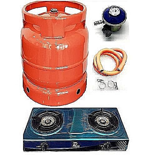 10kg Camping Gas+2 Burnner Stainless Gas Cooker