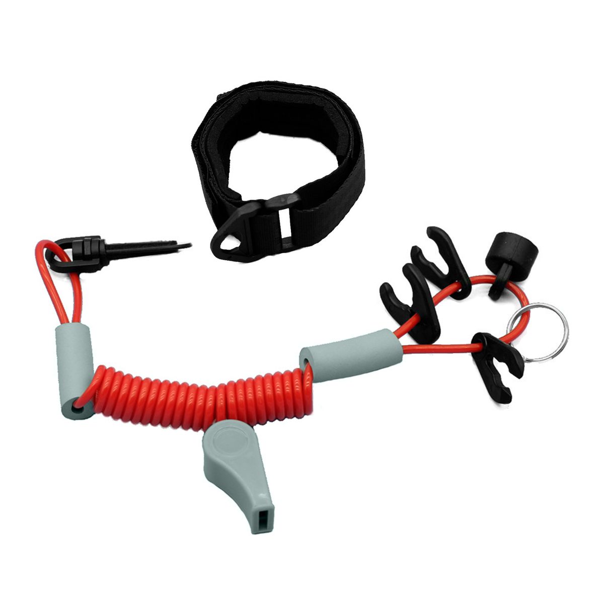 Outboard Boat Motor Kill Stop Switch Key Rope Safety