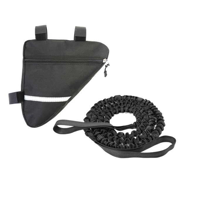 2.5m Bike Bungee Tow Rope Strong Bicycle Pull Strap For Pulling Black