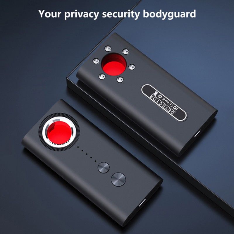 Black T1 Hidden Camera Finder Gadgets Camera Spy Lens Cameras Wiretapping GPS Tracker Sound Signal Finder Detector Black
