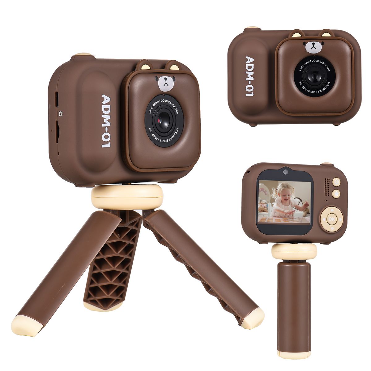 1080P Kids Digital Camera Mini Video Camera For Kids 48MP