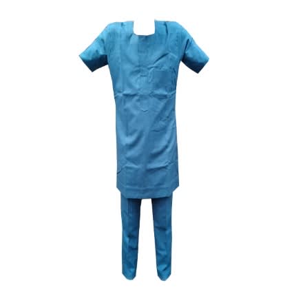 Men's Traditional Outfit - Steel Blue