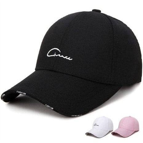 Baseball Face Cap - Black