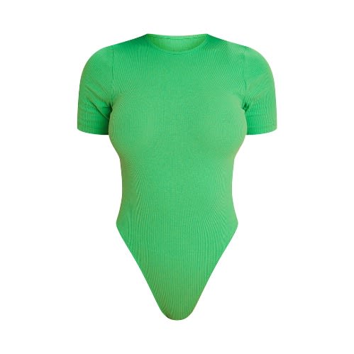 Short Sleeve Bodysuit - Green.