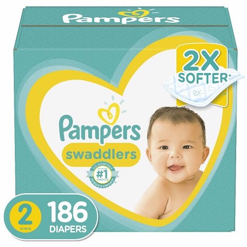 Diapers Size 2, 186 Count - Swaddlers Disposable Baby Diapers