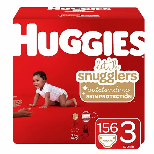 Little Snugglers Baby Diapers - Size 3 - 156 Counts