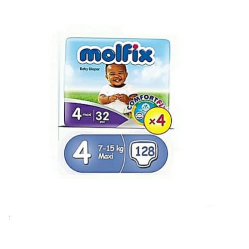 Comfortfix Diapers, Size 4 (32 Count)x4