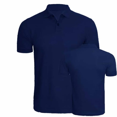 Plain Polo Shirt - Navy Blue