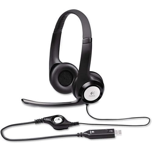 H390 Usb Headset, Stereo Headphones With Noise-cancelling Microphone, In-line Controls