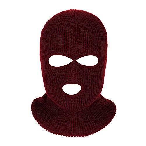 Three Holes Men's Balaclava Face Mask