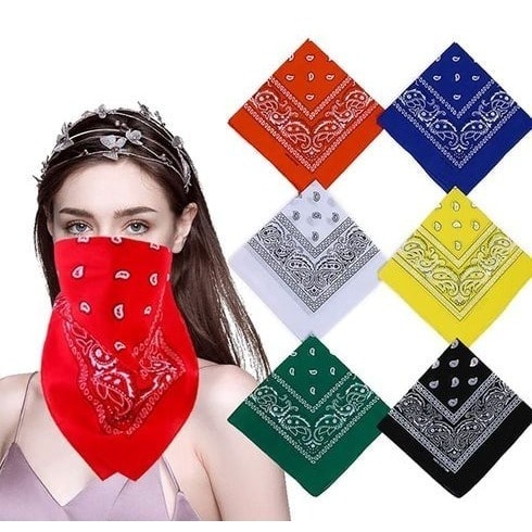 Bandana Scarf - 12 Pieces - Multicolour