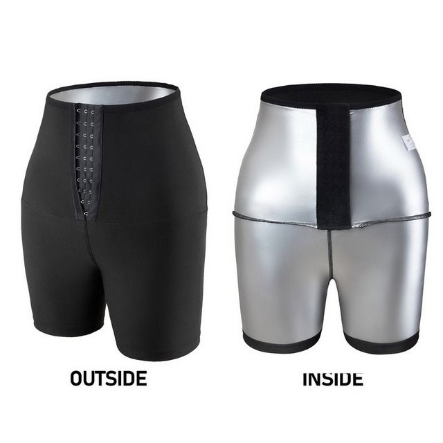 Women Sauna Pants Thermo Sweat Leggings Slimming Body Shaper Tummy Control Fitness Workout Panties
