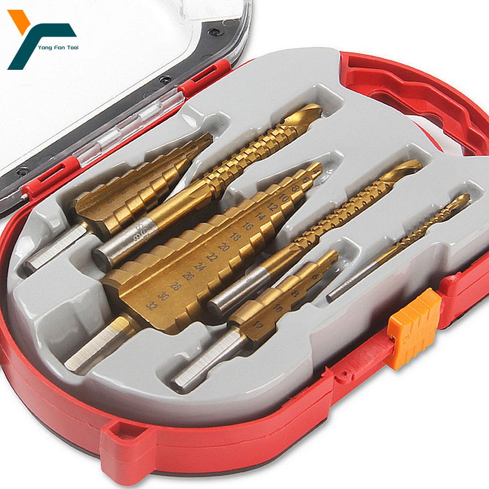 6Pcs Step Drill Bit Saw Drill Bit Set