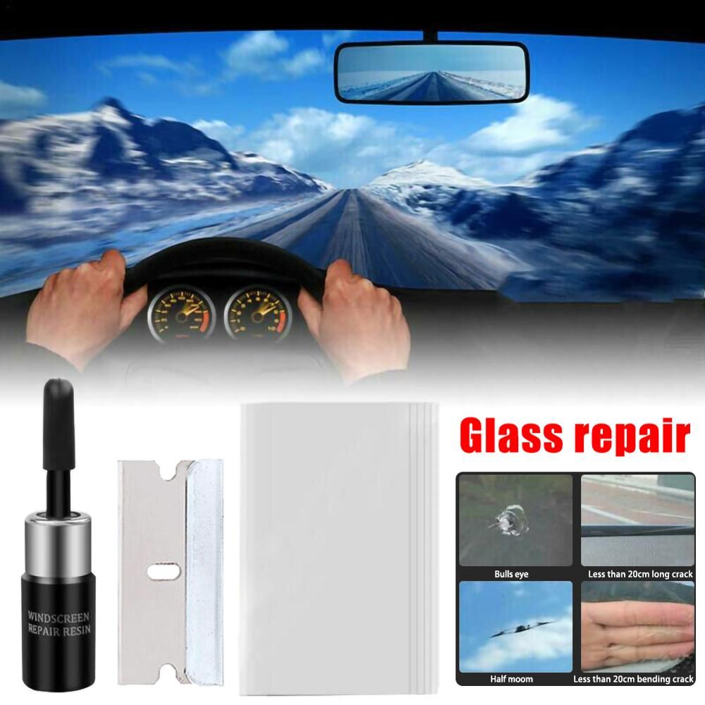 Car Windshield Liquid Cracked Repair Recover Kit DIY-Tools Glass Scratch