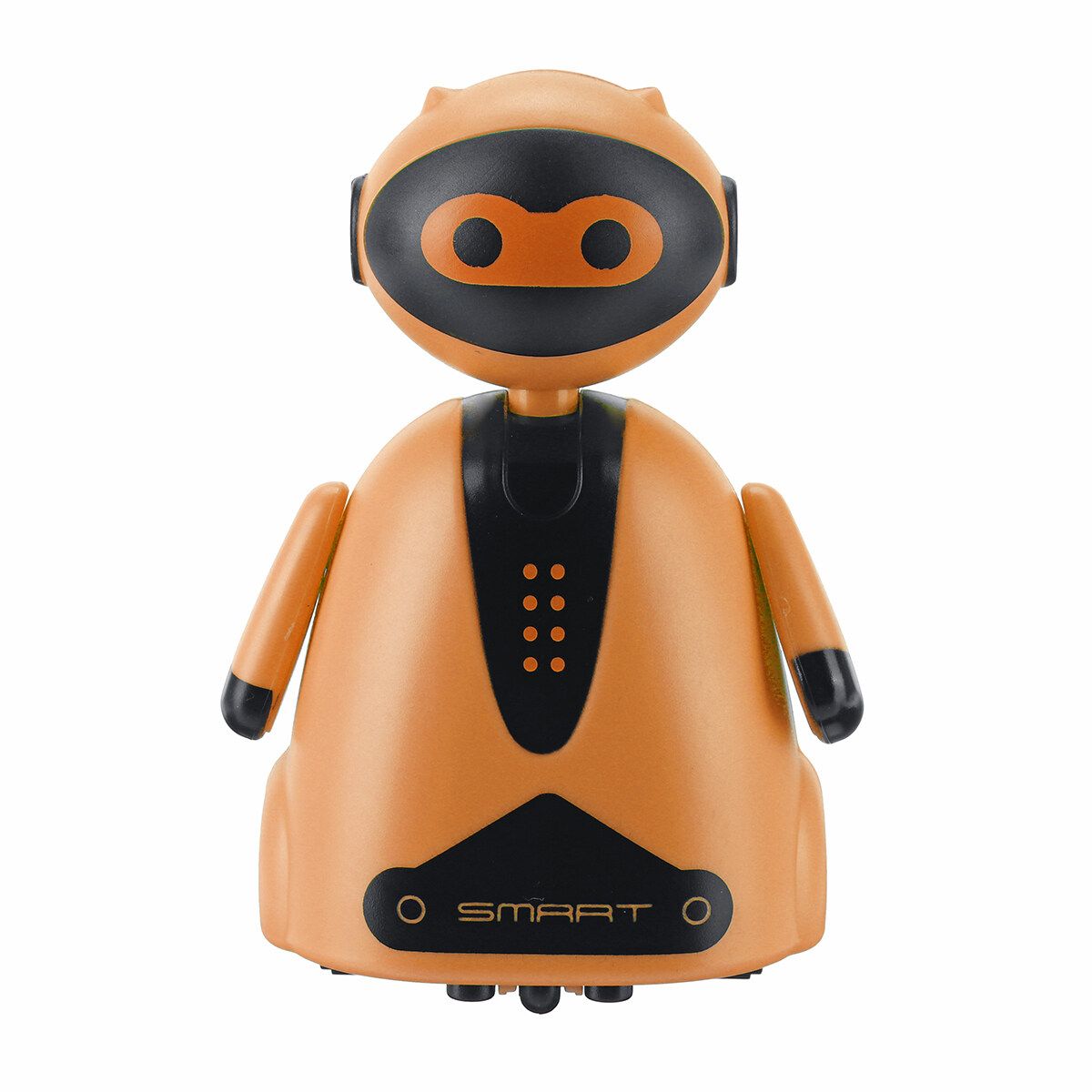 Scribing Induction Toy Creative Follow Any Drawn Line Pen Inductive Cute Robot With LED Light Children Toy Birthday Christmas Gift Orange