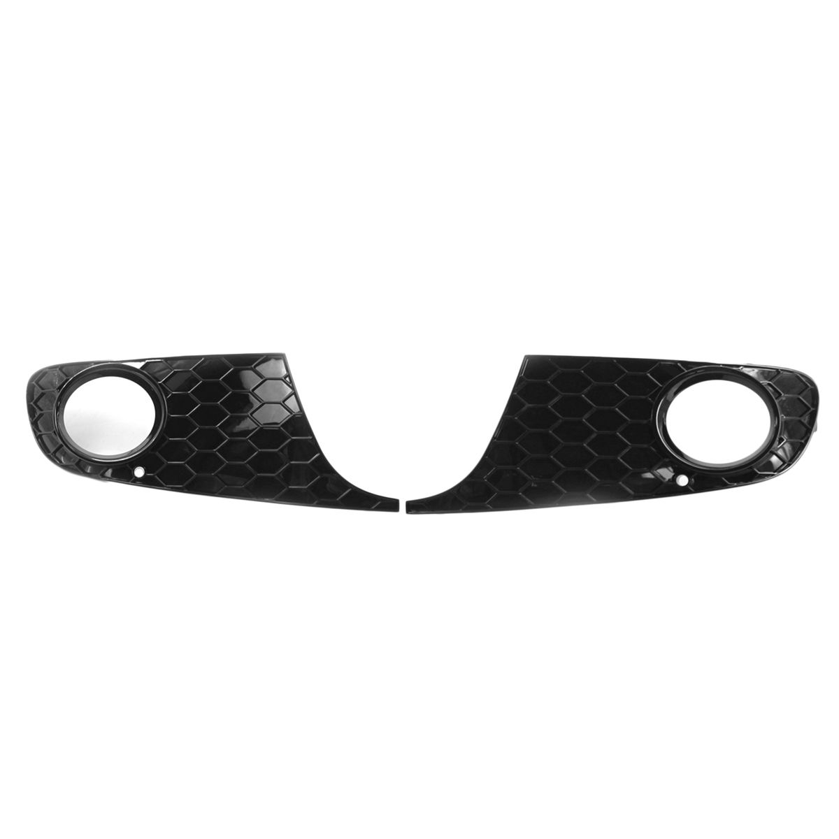 Front Bumper Grille Mesh Grill Fog Light Cover Replacement