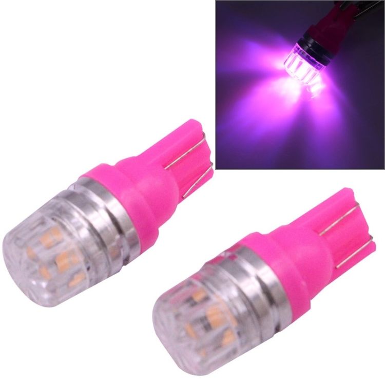 2 PCS T10 1.5W 60LM 1 LED Brake Light For Vehicles