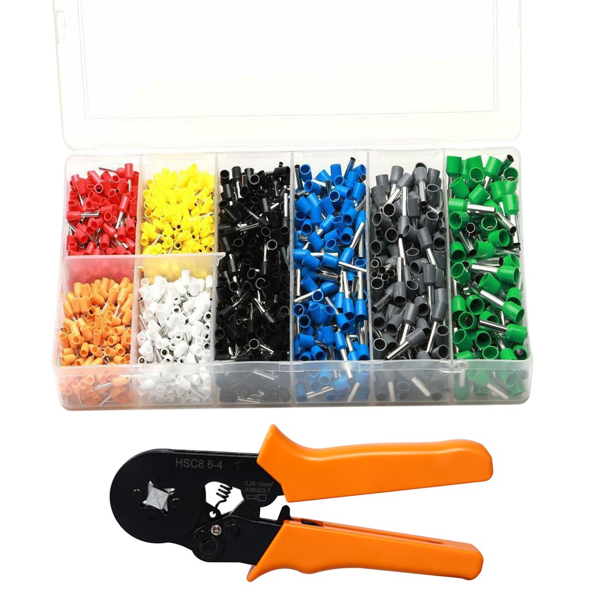 800PCS Crimp Cable Terminals Set Kit Insulated Wire