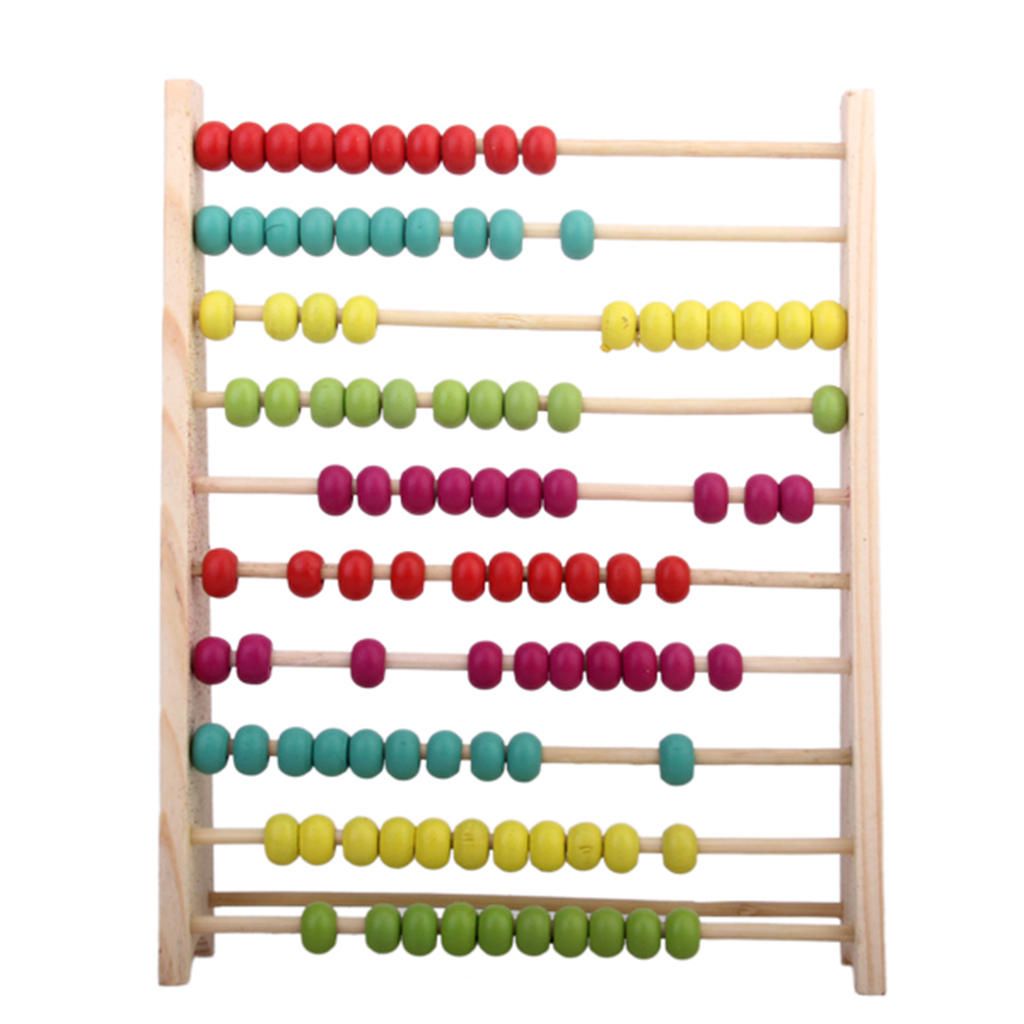 Educational Toy Wooden Abacus Calculator For Math