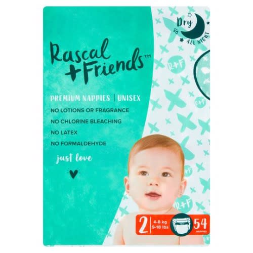 Essential Nappies Size 2 - 54 Pack