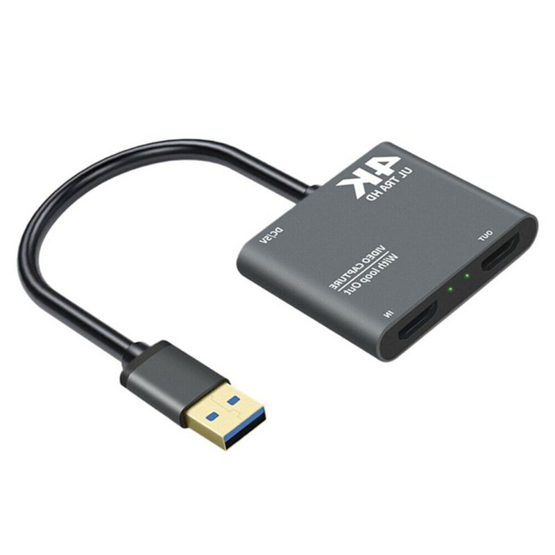 1080P 60fps Loop Out Broadcasting 4K HDMI-compatible USB3.0 Video Capture Card Conferencing Game Teaching Live Broadcast
