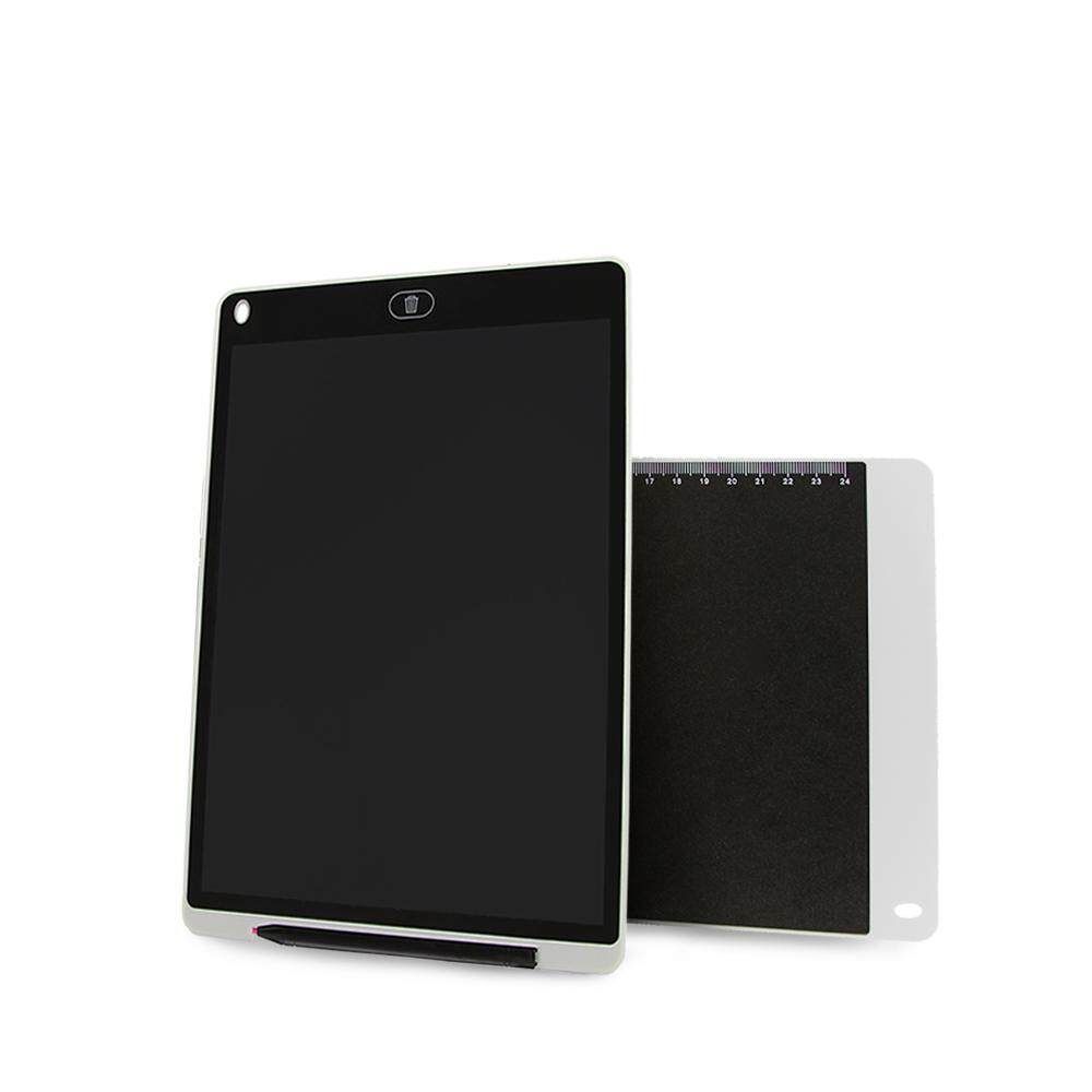 12'' Digital LCD Writing Drawing Tablet Board Pad Kids Notepad Writer White (white)
