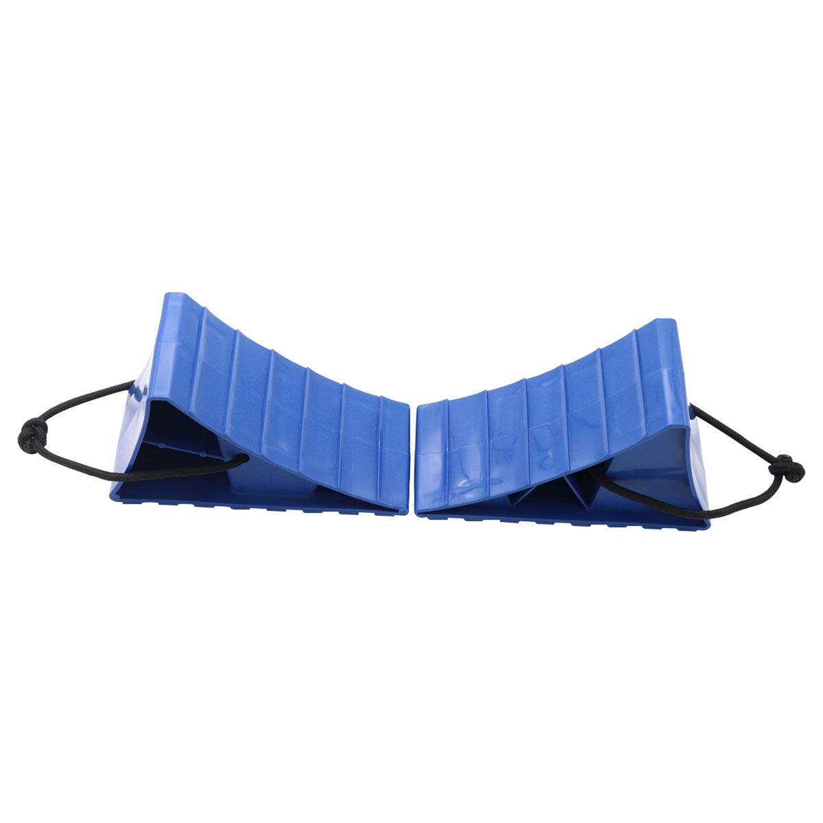 2PCS Large Wheel Chocks With Rope For RV Camper Car Tire