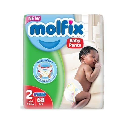 Baby Pants -  Size 2 - Jumbo Pack - 68 Pieces