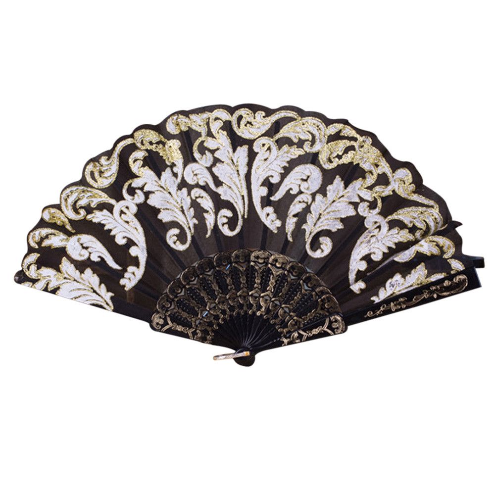 Dance Fan 2020 Silk Lace Wedding Party Held Style Chinese/Spanish New Hand Flower Folding