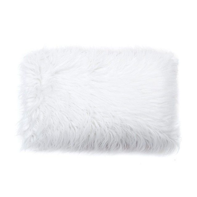 Outdoor Camping Mat Faux Fur Pillowcase Sofa Bedroom Car 12