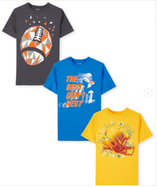 Boys Sports Graphic Tee 3-Pack - Multi Colour
